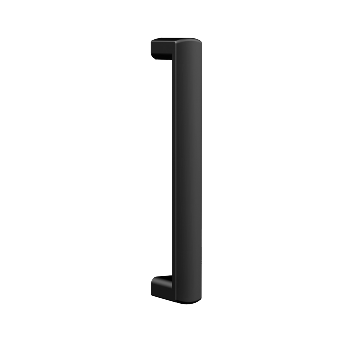 Fairford Matt Black Square Enclosure Door Handle