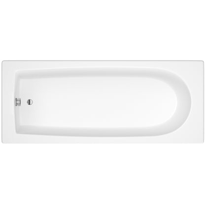 Fairford Novus 1600 x 700mm Single Ended Straight Bath, 0TH