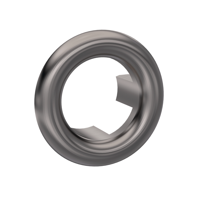 Fairford Gunmetal Round Overflow Cover