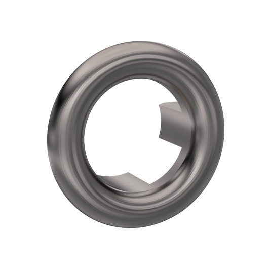 Fairford Gunmetal Round Overflow Cover