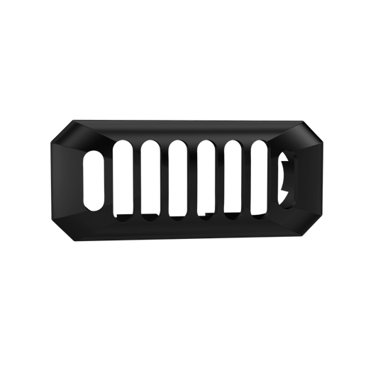 Fairford Carlton Matt Black Overflow Cover