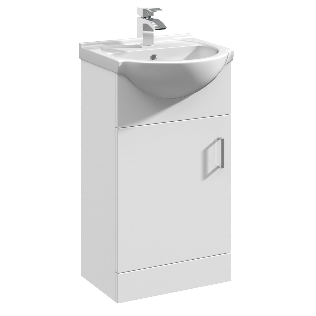 Fairford Opto 450mm Gloss White Vanity Unit