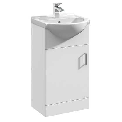 Fairford Opto 450mm Gloss White Vanity Unit