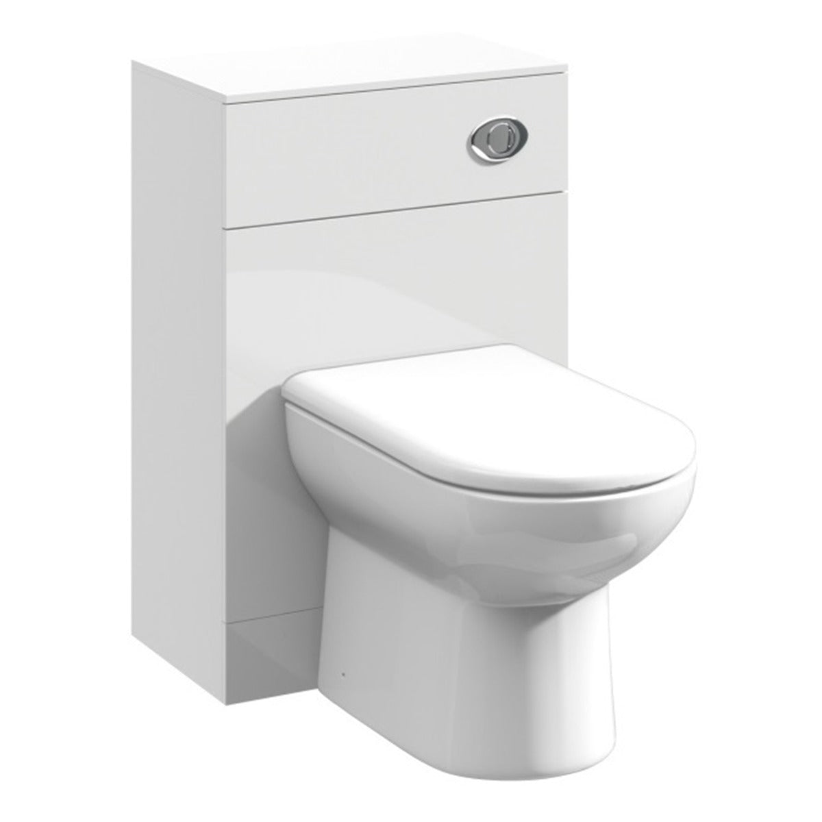 Fairford Opto 500mm Gloss White WC Unit (300mm deep)