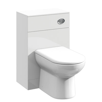 Fairford Opto 500mm Gloss White WC Unit (330mm deep)