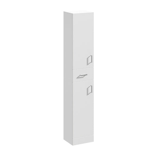 Fairford Opto 350mm x 1900mm Gloss White Cupboard (300mm deep)