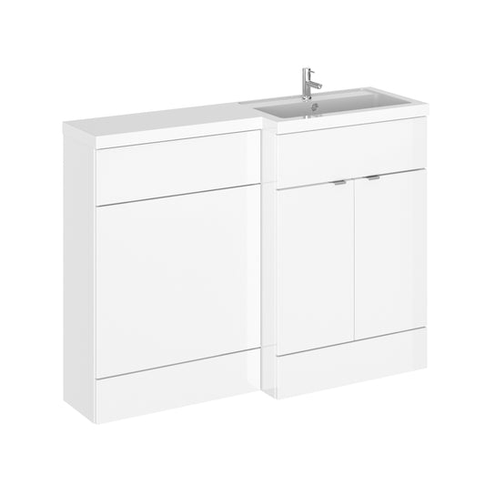 Fairford 1200mm Gloss White Right Hand Pack