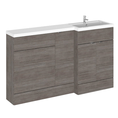Fairford 1500mm Grey Woodgrain Right Hand Pack