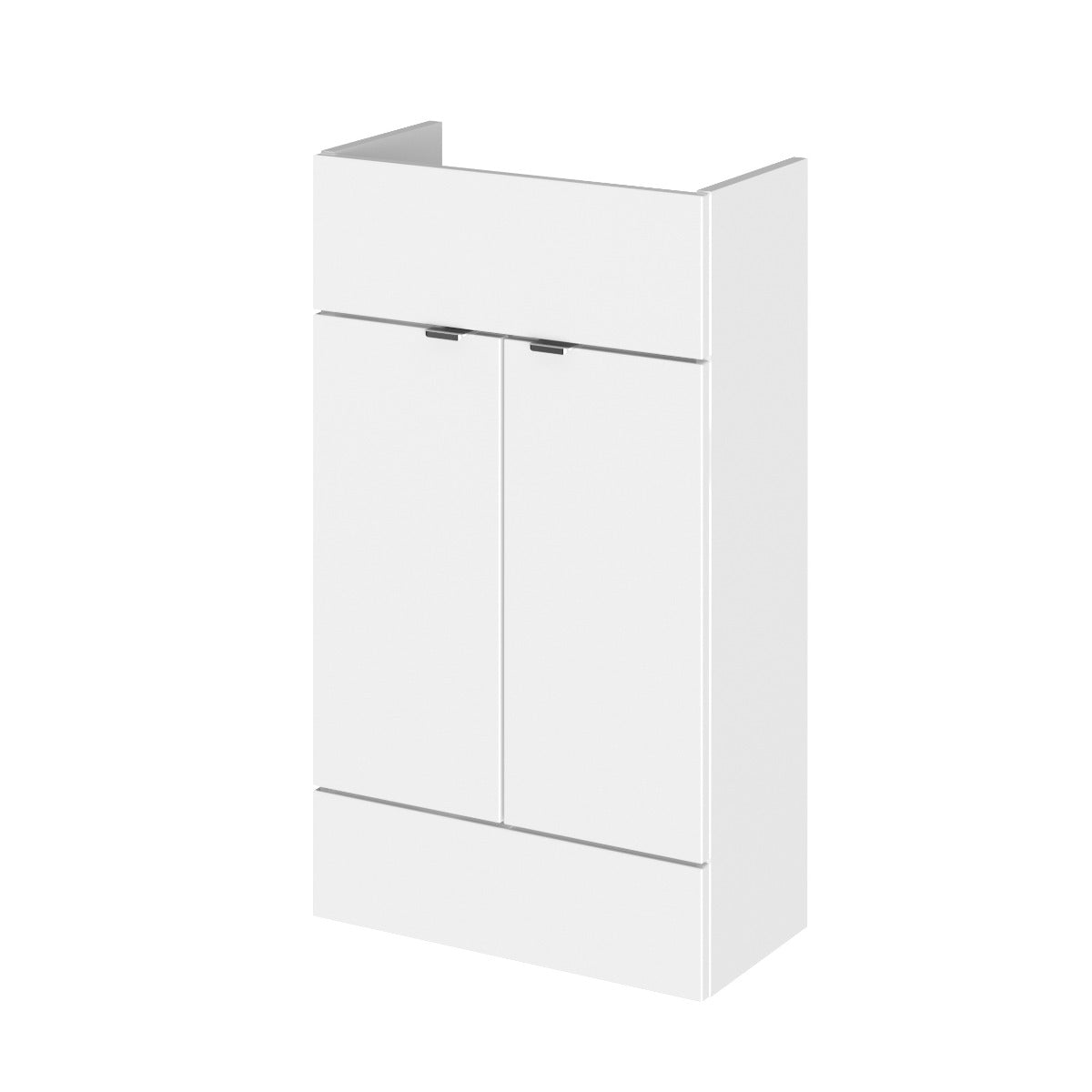 Fairford Union 500mm Slimline White Vanity Unit
