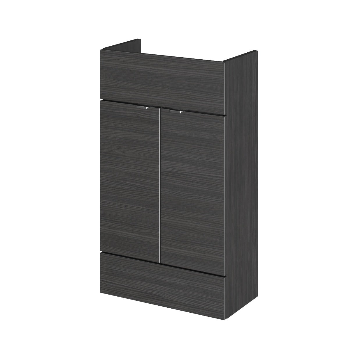 Fairford Union 500mm Slimline Black Vanity Unit
