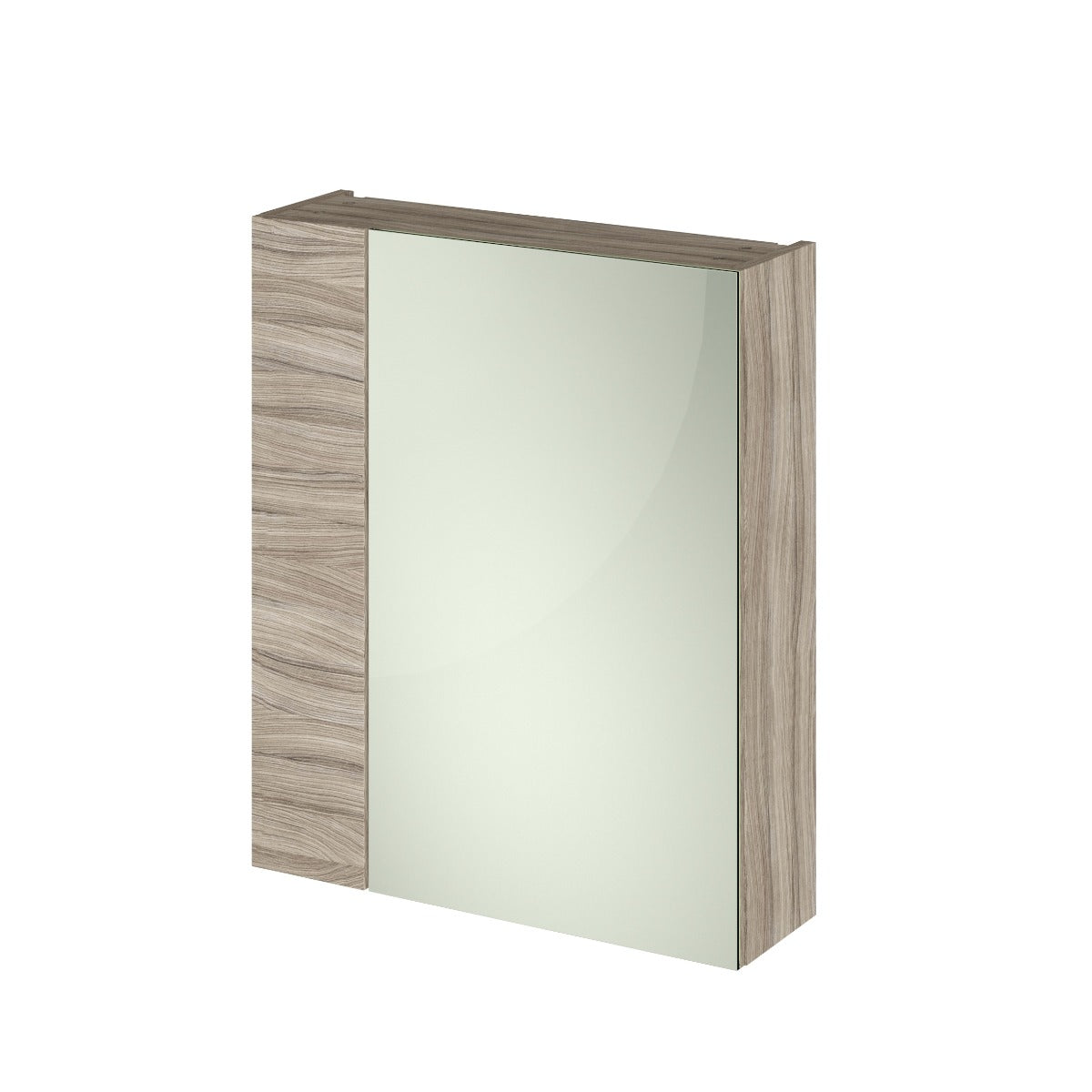 Fairford Union 600mm Slimline Driftwood Single Door Mirror Unit