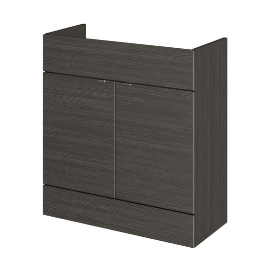 Fairford Union 800mm Full Depth Black Vanity Unit