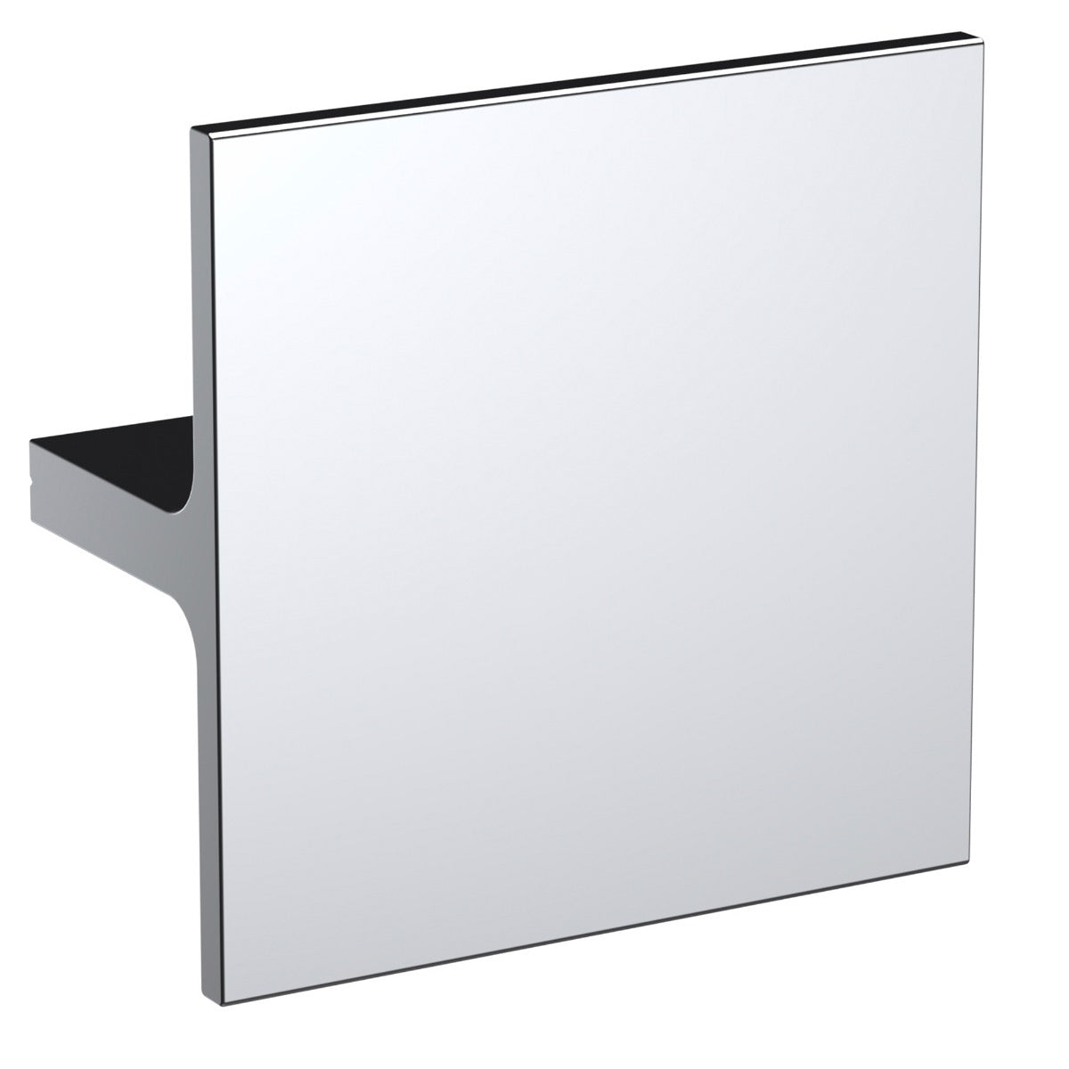 Square Knob Handle, Chrome