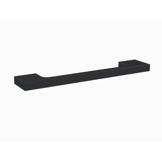 Slimline Square Handle, Matt Black, 128mm Centres