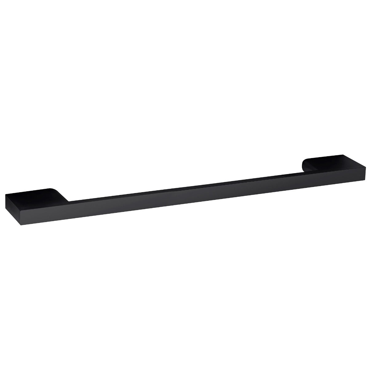 Slimline Square Handle, Matt Black, 192mm Centres