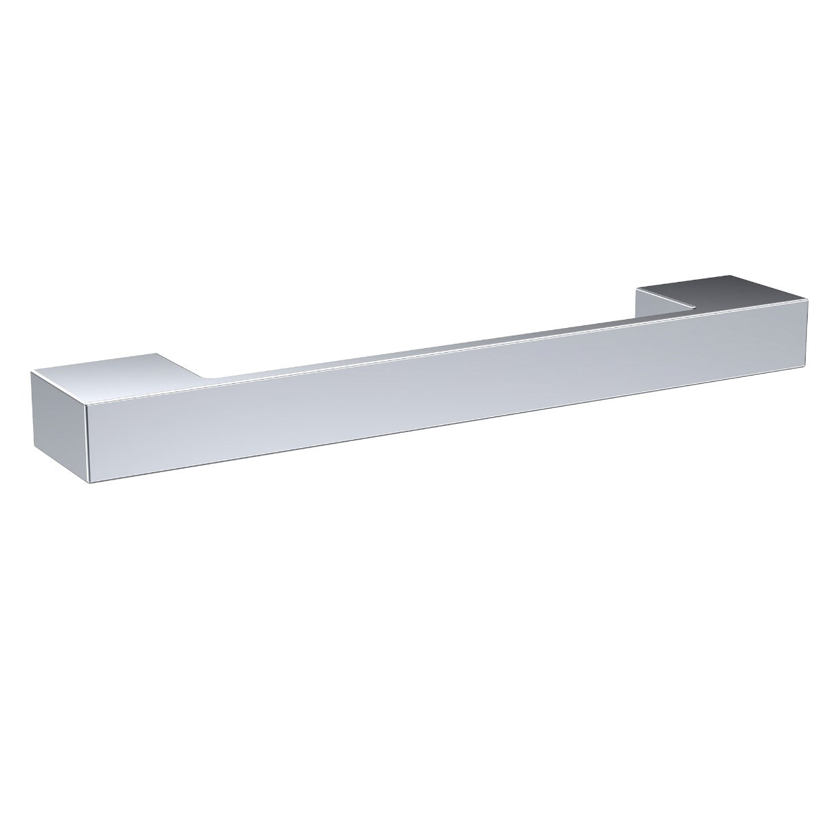 Square Handle, Chrome, 128mm Centres