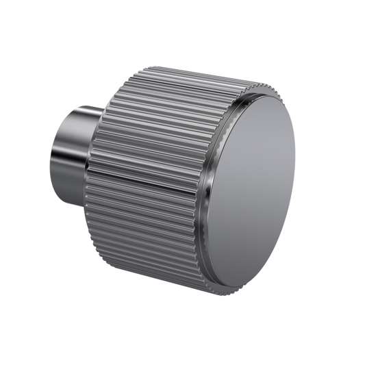 Fairford Gunmetal Fluted Knob Handle