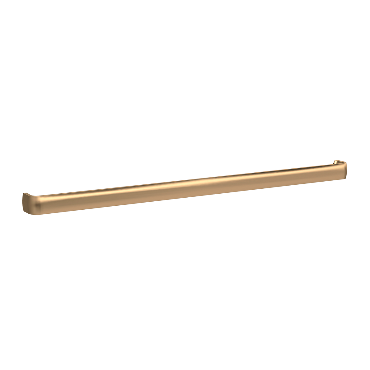 Fairford Gehry D Handle, Brushed Brass, 320mm Centres