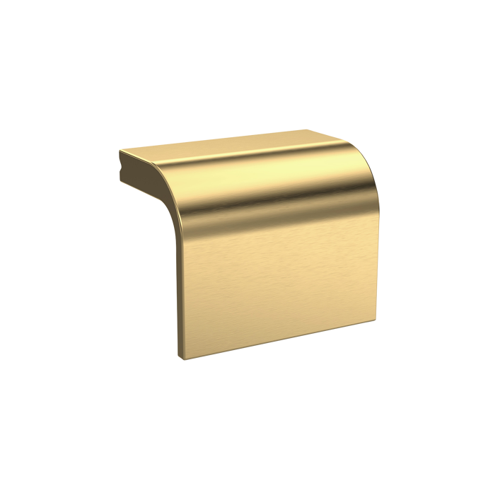 Fairford Square Drop Handle, Brushed Brass