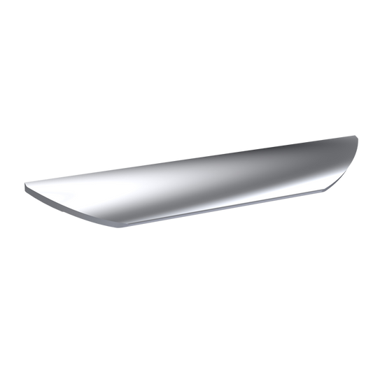 Fairford Finger Pull Handle, Chrome, 224mm Centres