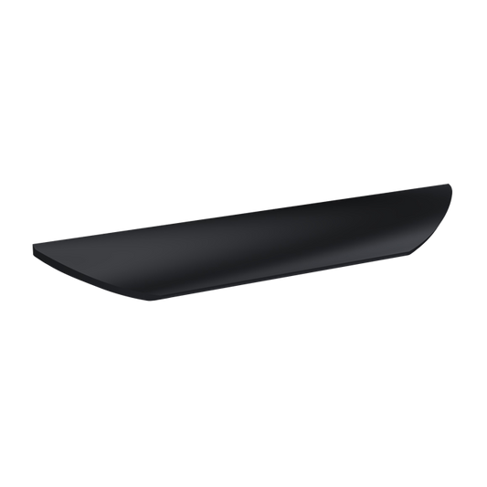 Fairford Finger Pull Handle, Matt Black, 224mm Centres