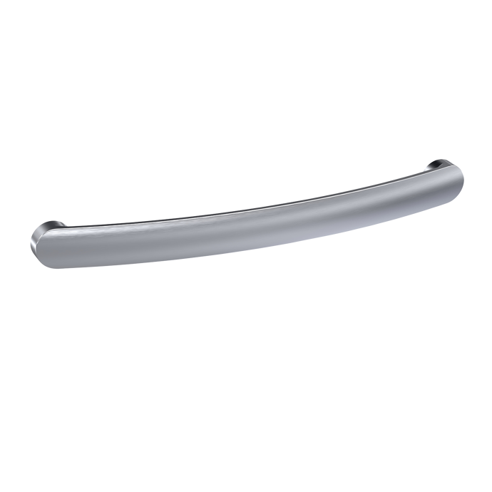 Fairford D Handle, Satin Nickel, 192mm Centres