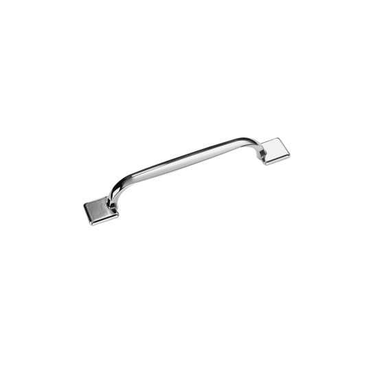 Fairford Square Strap Handle, Chrome, 128mm Centres