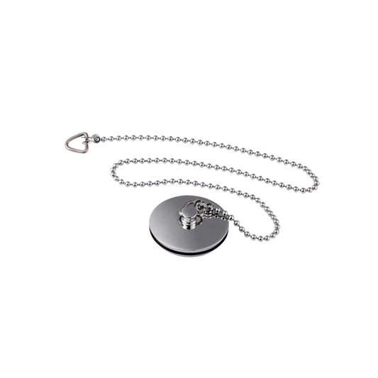 Fairford Chrome Bath Plug and Chain