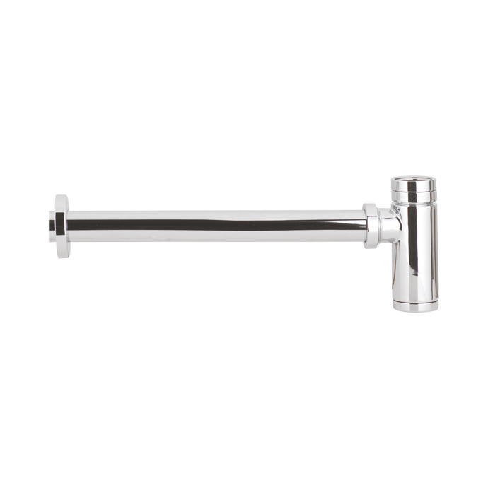 Fairford Chrome Minimalist Round Bottle Trap
