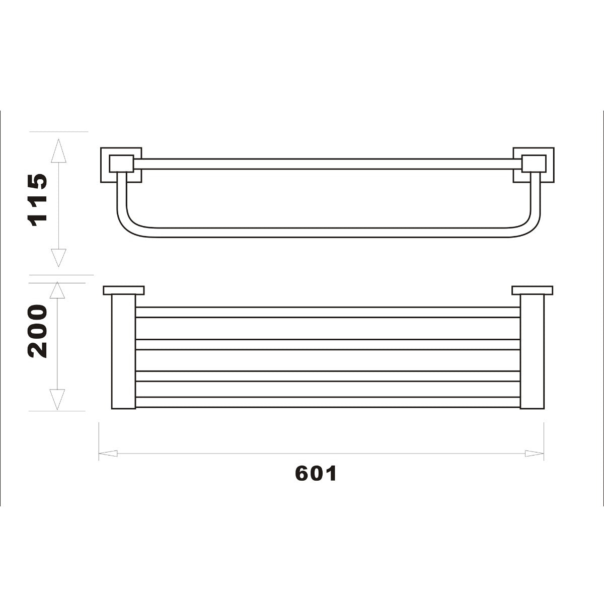 Fairford Brent Towel Shelf