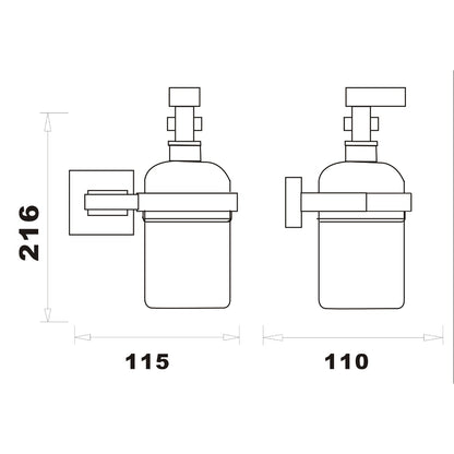 Fairford Brent Soap Dispenser and Holder
