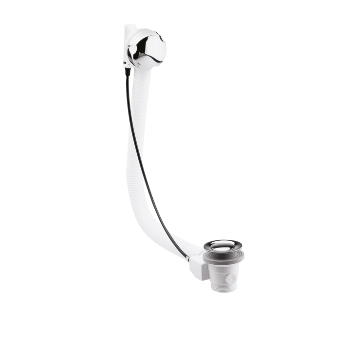 Fairford Chrome Pop Up Bath Waste & Overflow, 740mm