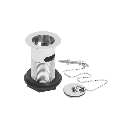 Fairford Chrome Basin Plug and Chain