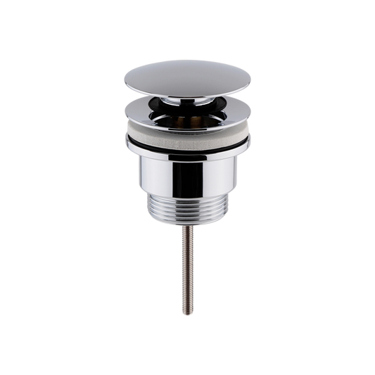 Fairford Chrome Universal Push Button Basin Waste