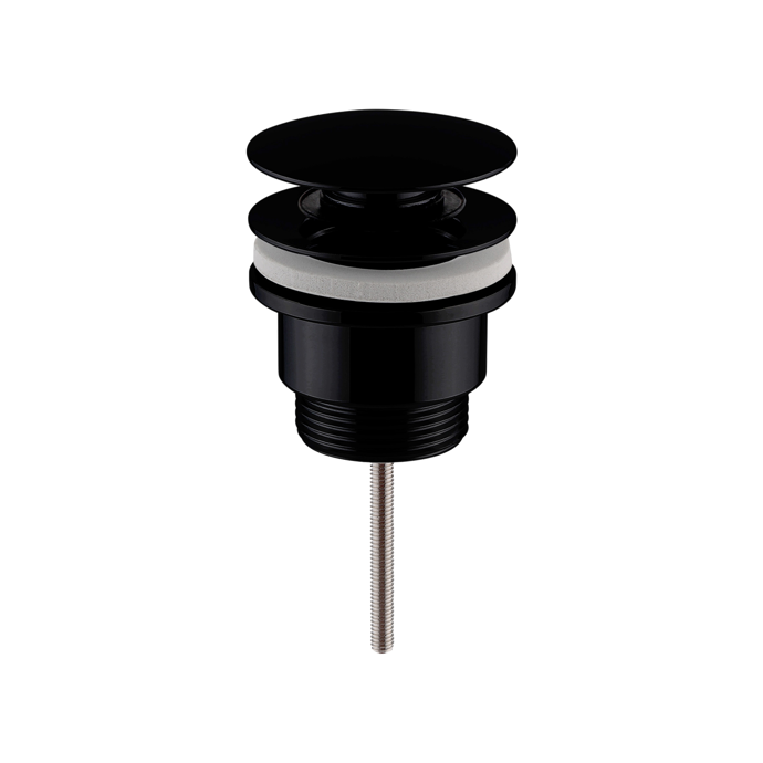 Fairford Matt Black Universal Push Button Basin Waste