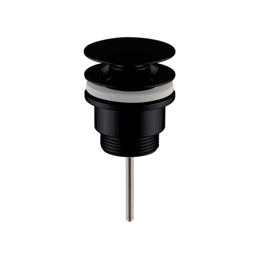 Fairford Matt Black Universal Push Button Basin Waste