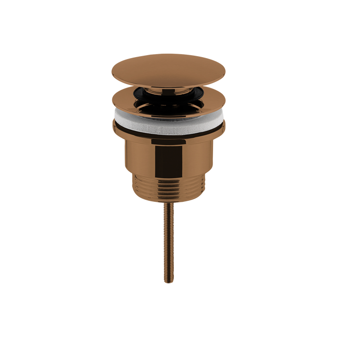 Fairford Brushed Bronze Universal Push Button Basin Waste