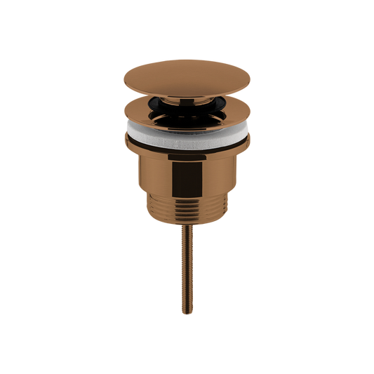 Fairford Brushed Bronze Universal Push Button Basin Waste