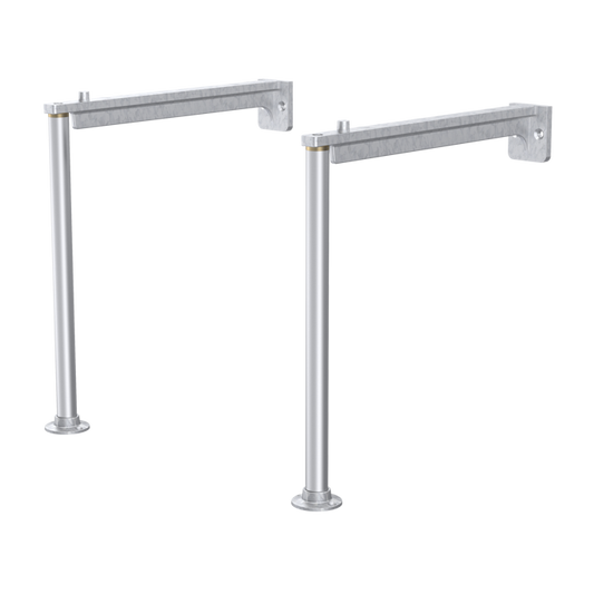 Fairford Cleaners Sink Legs & Wall Bracket Kit (Pair)