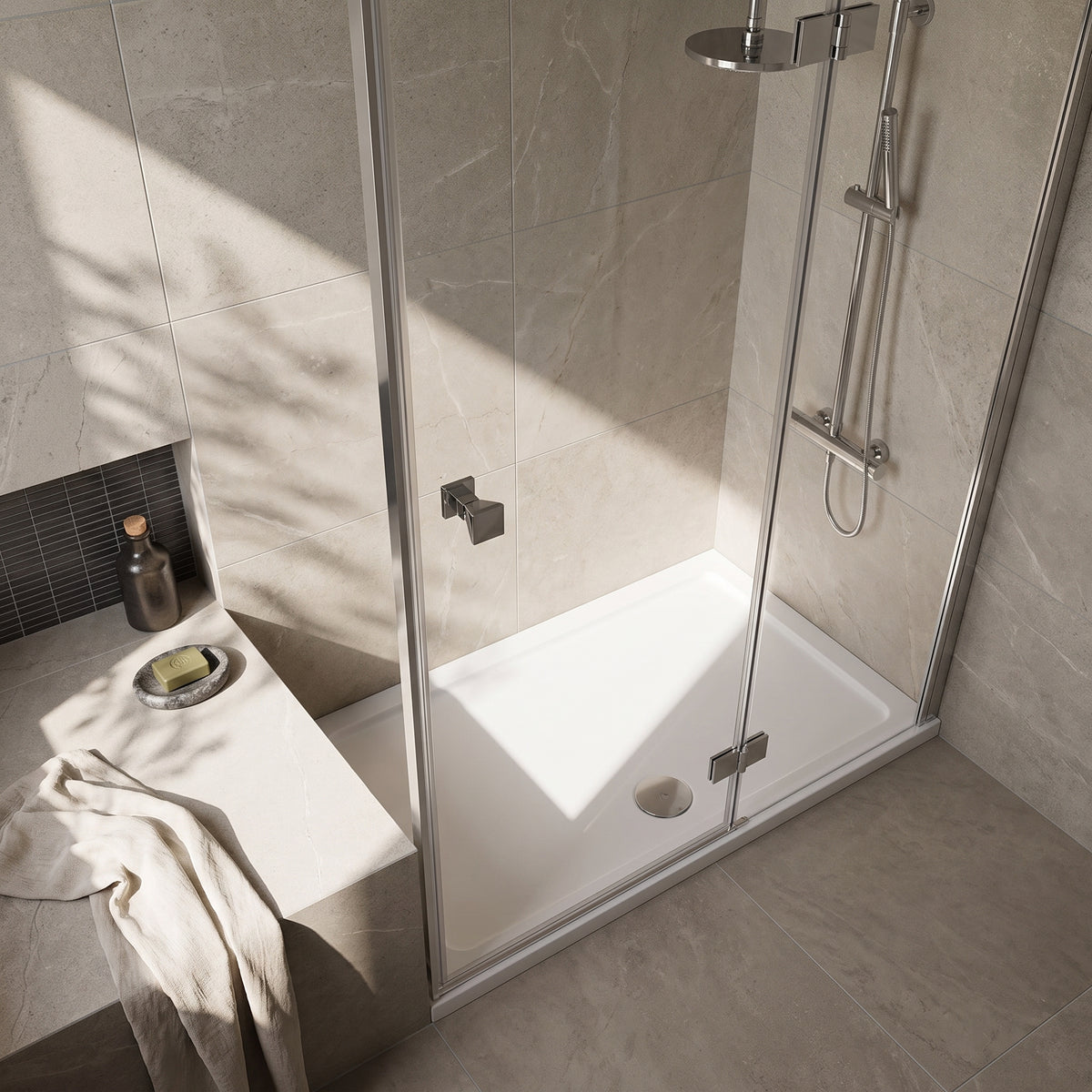 Fairford 1400 X 800mm Rectangular Shower Tray