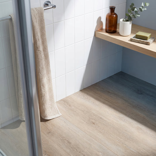 Rivato White Oak 1220 x 183mm Solidcore Waterproof Click Flooring Planks (Pack of 8) - 1.79m Per Pack