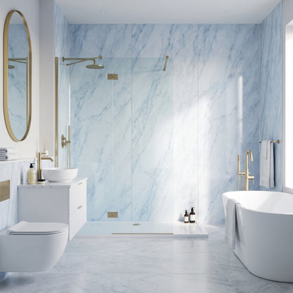 Hydraset Essentials Blue Marble 2 pack Wall Panels 1000x2400