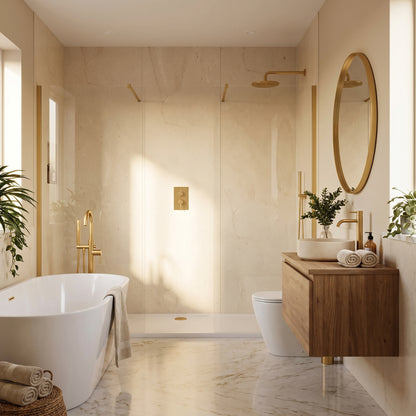 Hydraset Marfil Cream Textured 1200 x 2400 Square Edge Wall Panel