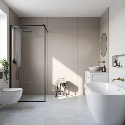 Hydraset Taupe Grey Matt 1200 x 2400 Square Edge Wall Panel
