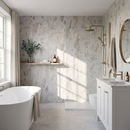 Hydraset Veneto Concrete Matt 1200 x 2400 Square Edge Wall Panel