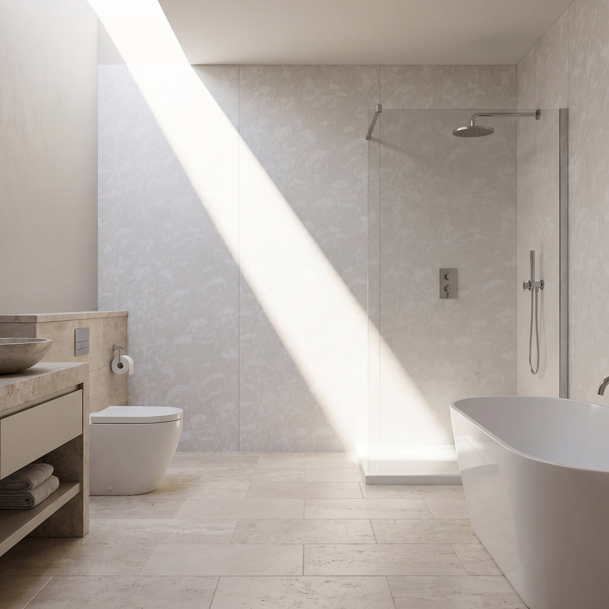 Hydraset White Frost Setlock 2400 x 1200