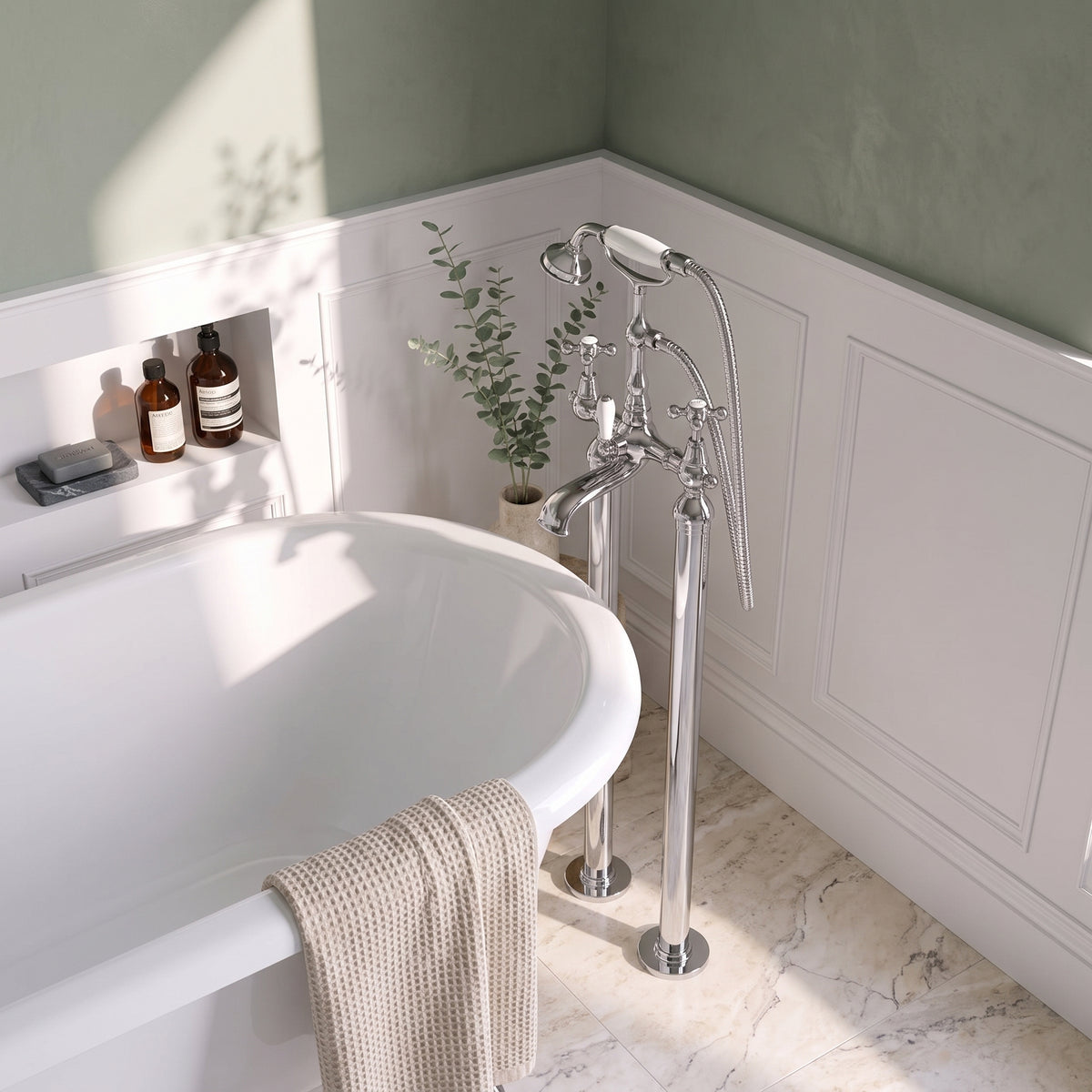Fairford Winchester Freestanding Bath Shower Mixer