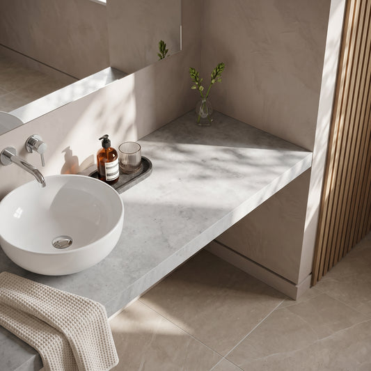 Fairford Bellato Grey Laminate Worktop 600 x 390 x 22mm