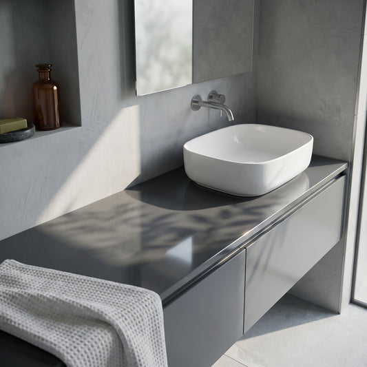 Fairford Gloss Grey Co-ordinating Worktop 800 x 390 x 18mm