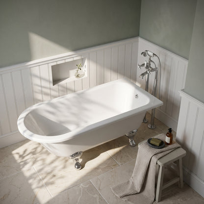 Fairford Middleham 1700mm Freestanding Baths - Various Feet Options-Corbel Feet